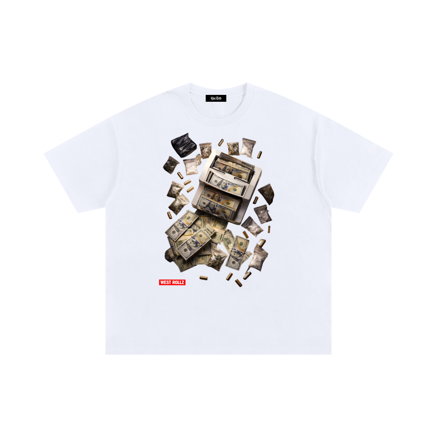 WEST ROLLZ X MONEY MAKER T-SHIRT