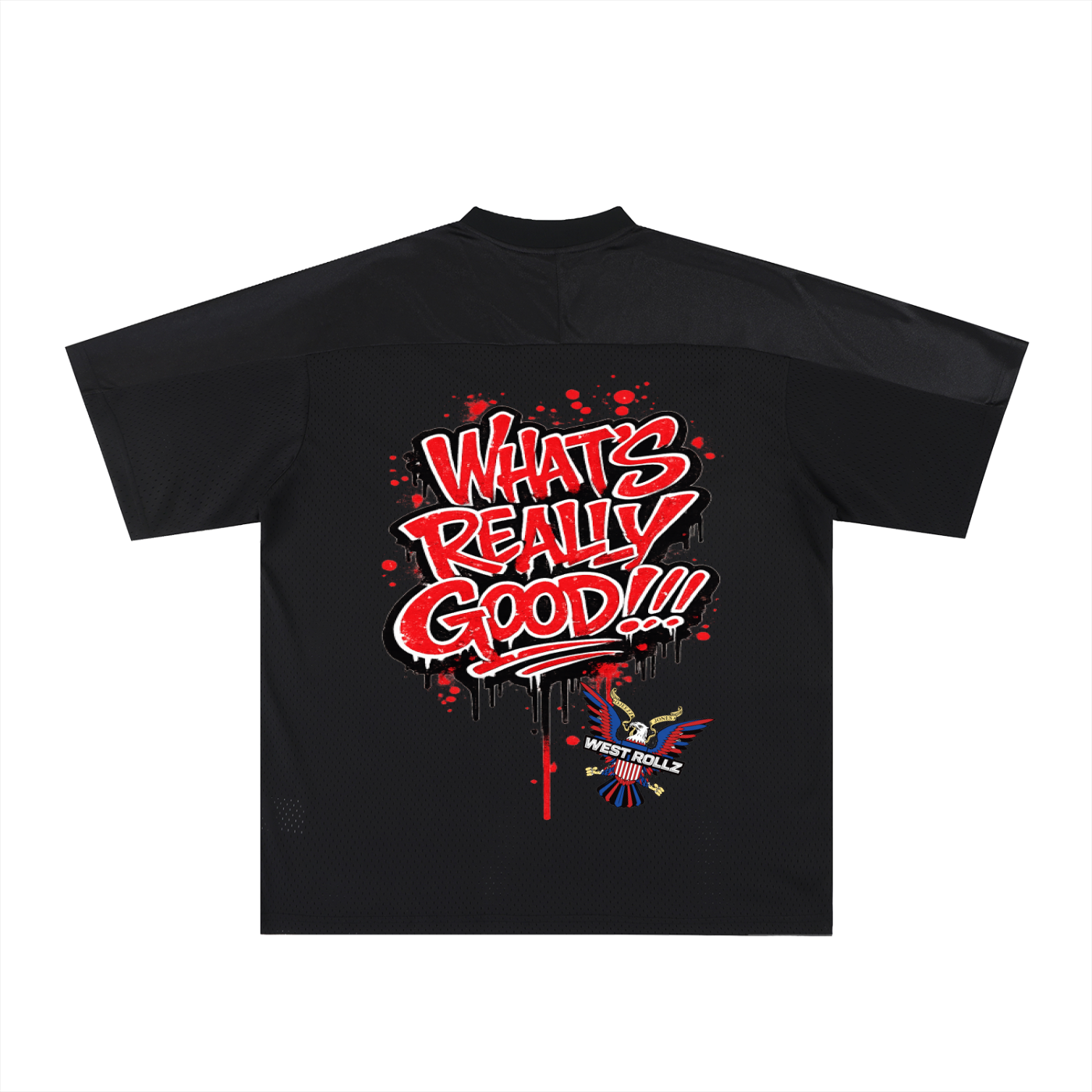 WEST ROLLZ X DIP-ROLLZ FOOTBALL JERSEY T-SHIRT