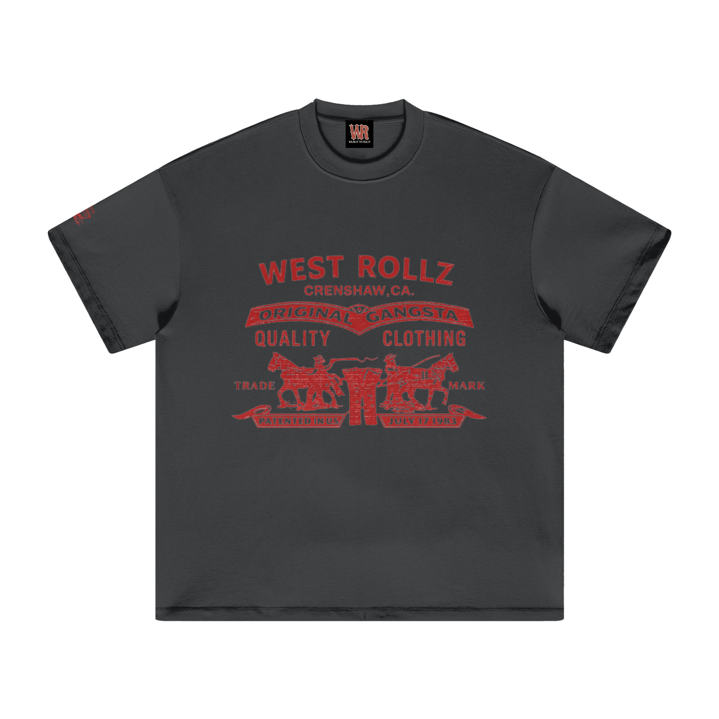 WEST ROLLZ X ROLLZ STRAUSZ EARTH TONE T-SHIRT