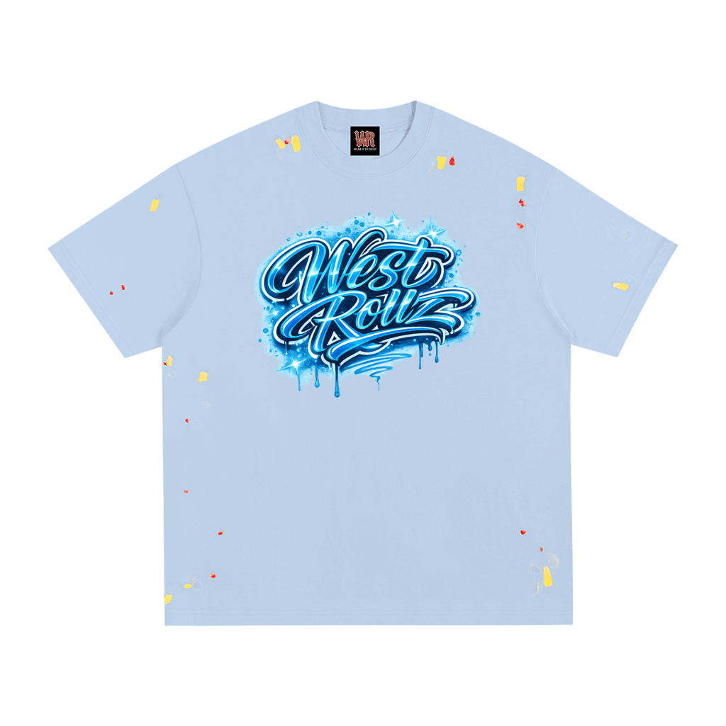 WEST ROLLZ X Paint Splatter T-SHIRT