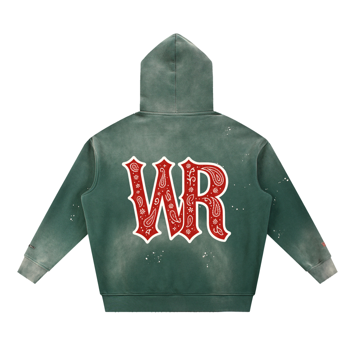 WEST ROLLZ X L’ORIGINAL WR X Vintage Washed Frayed Fleece Hoodie