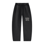 WEST ROLLZ X TATTOO WR X Unisex Vintage Wash Barrel Leg Fleece Sweatpants