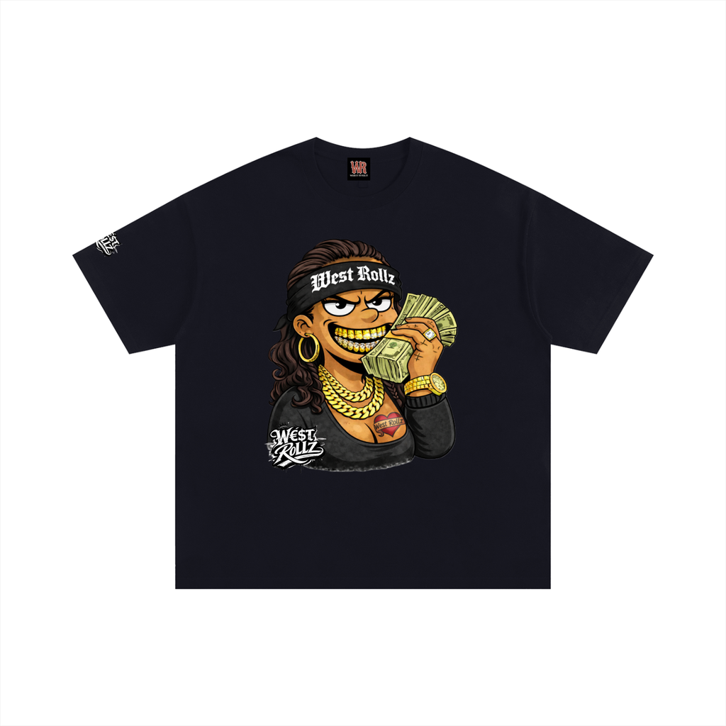 WEST ROLLZ X SORRY! MONEY ON THE LINE T-SHIRT