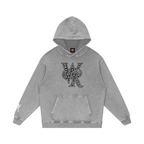 WEST ROLLZ X Snow Washed Loose Cotton Hoodie