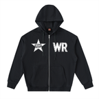 WEST ROLLZ X Hollywood gang X Drop-Shoulder Zip Up Hoodie