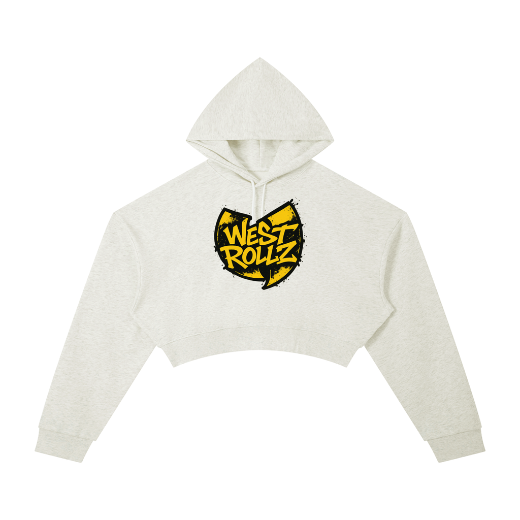 WEST ROLLZ X KILLA BEES CROP HOODIE