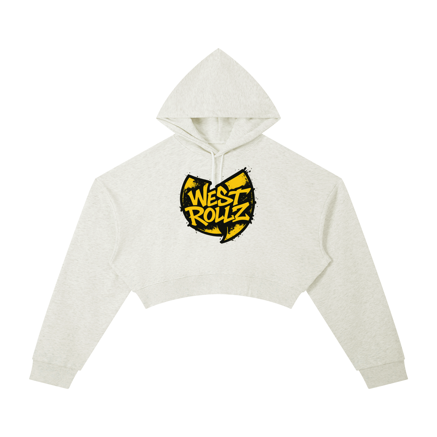WEST ROLLZ X KILLA BEES CROP HOODIE