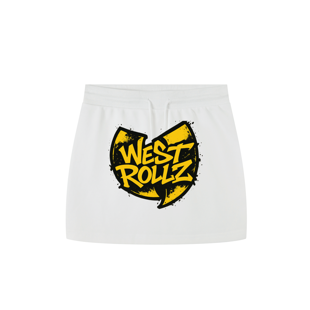 WEST ROLLZ X KILLA BEES DRAWSTRING SKIRT