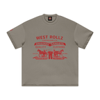 WEST ROLLZ X ROLLZ STRAUSZ EARTH TONE T-SHIRT