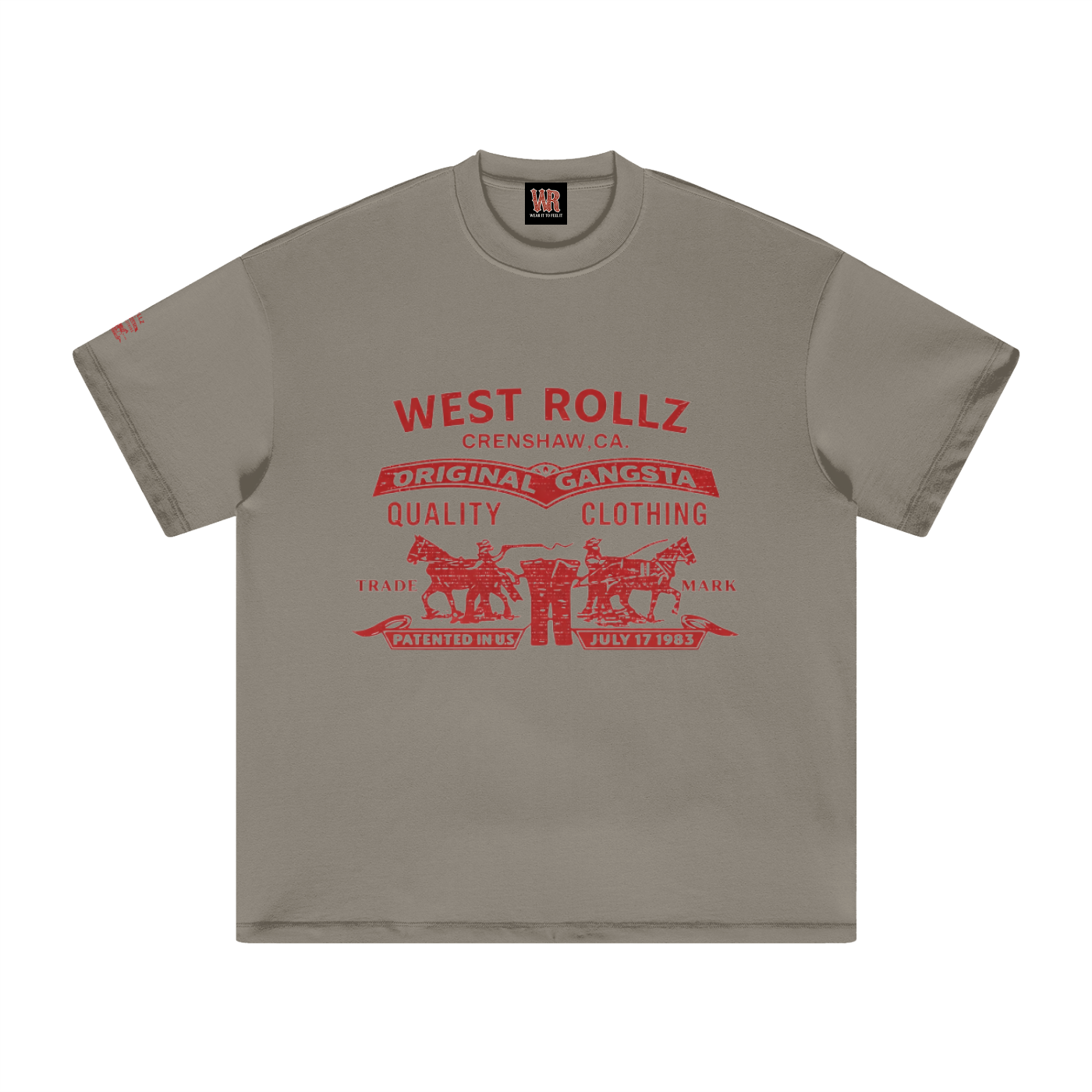 WEST ROLLZ X ROLLZ STRAUSZ EARTH TONE T-SHIRT