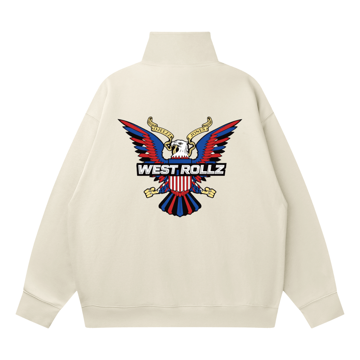 WEST ROLLZ X DIP-WEST ZIP HOODIE