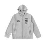 WEST ROLLZ X Essential Heavyweight High Neck  Zip-Up Hoodie