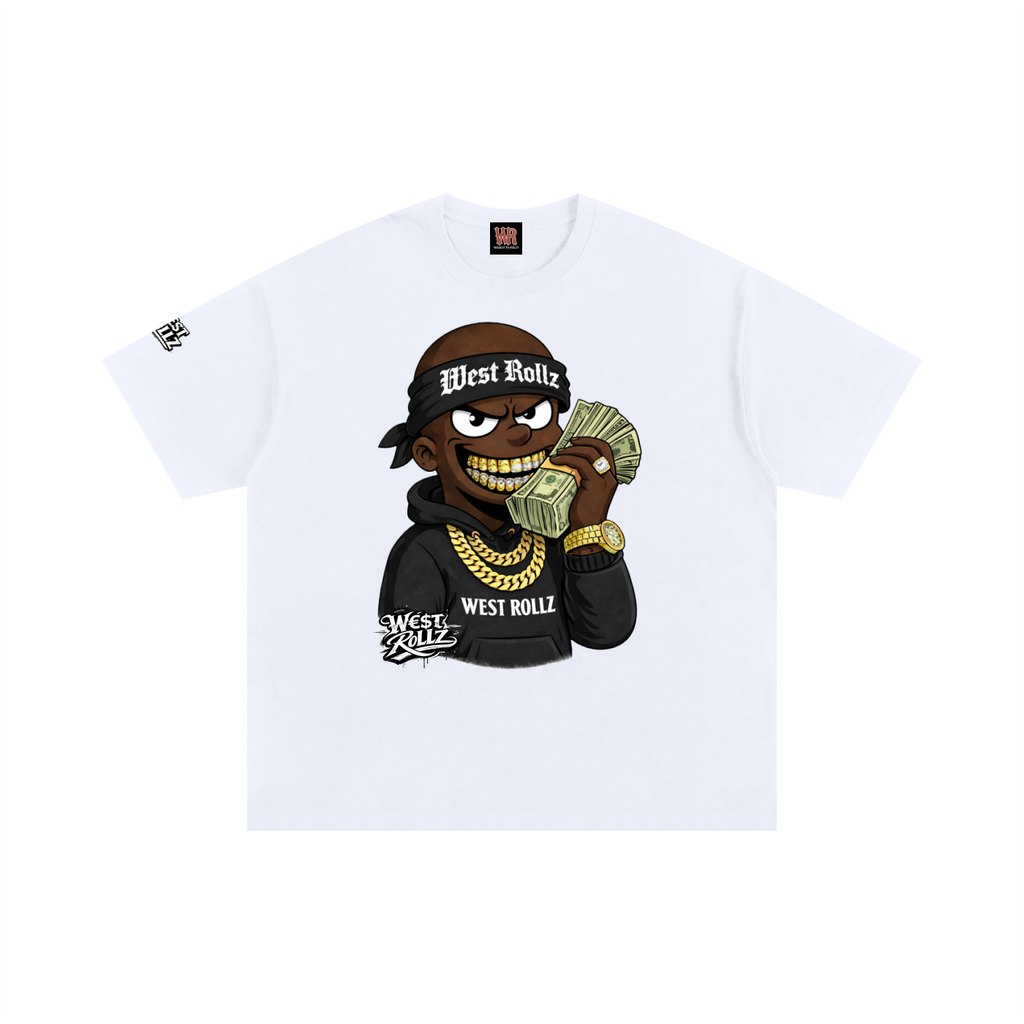 WEST ROLLZ X SORRY! MONEY ON THE LINE T-SHIRT