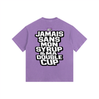 WEST ROLLZ X JAMAIS SANS MON SYRUP & MA DOUBLE CUP T-SHIRT