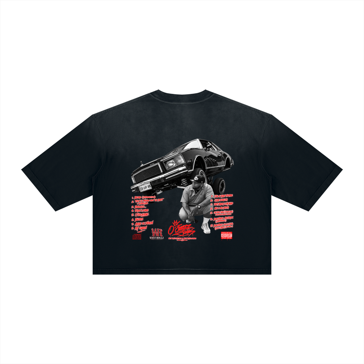 WEST ROLLZ X BLOODS x O’JEEZZ BOXY T-SHIRT