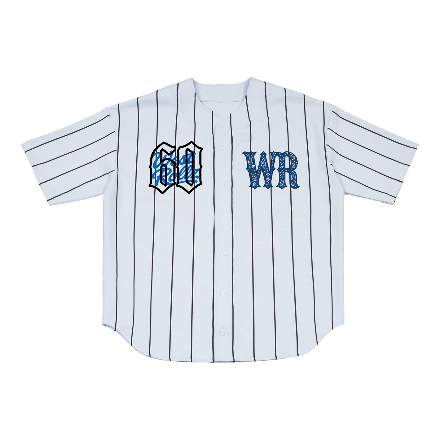 WEST ROLLZ X BASEBALL CRIPS SPORT JERSEY