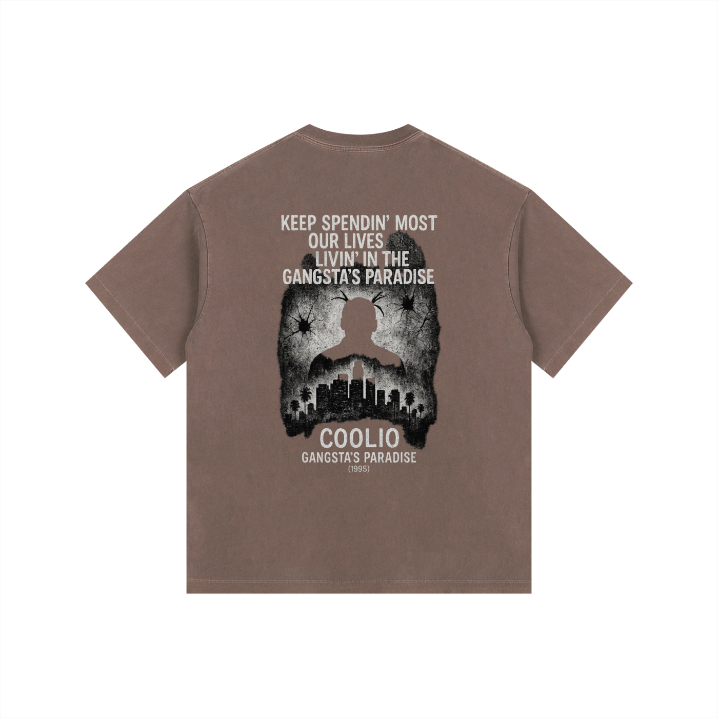 WEST ROLLZ X LABEL HÉRITAGE GANGSTA’PARADISE T-SHIRT BIG SIZE
