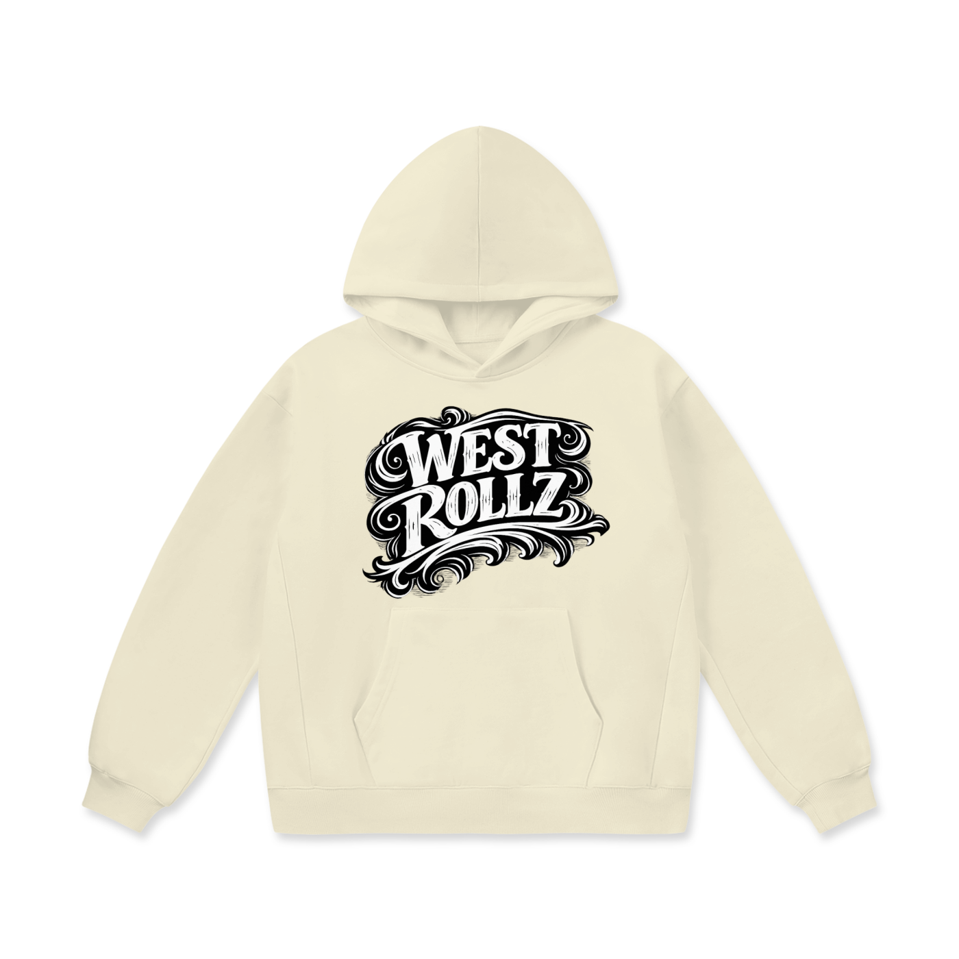 WEST ROLLZ X SORRY! J’AI LA MONEY AU BOUT DU FIL / Oversize Heavyweight Fleece HOODIE