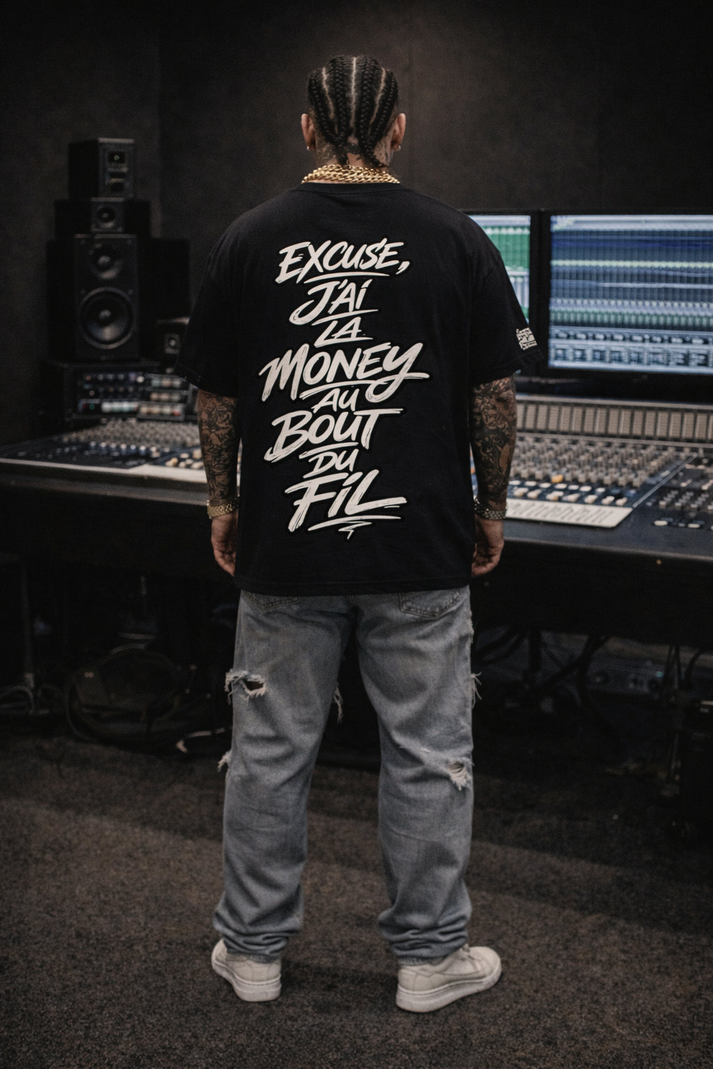 WEST ROLLZ X SORRY! MONEY ON THE LINE T-SHIRT