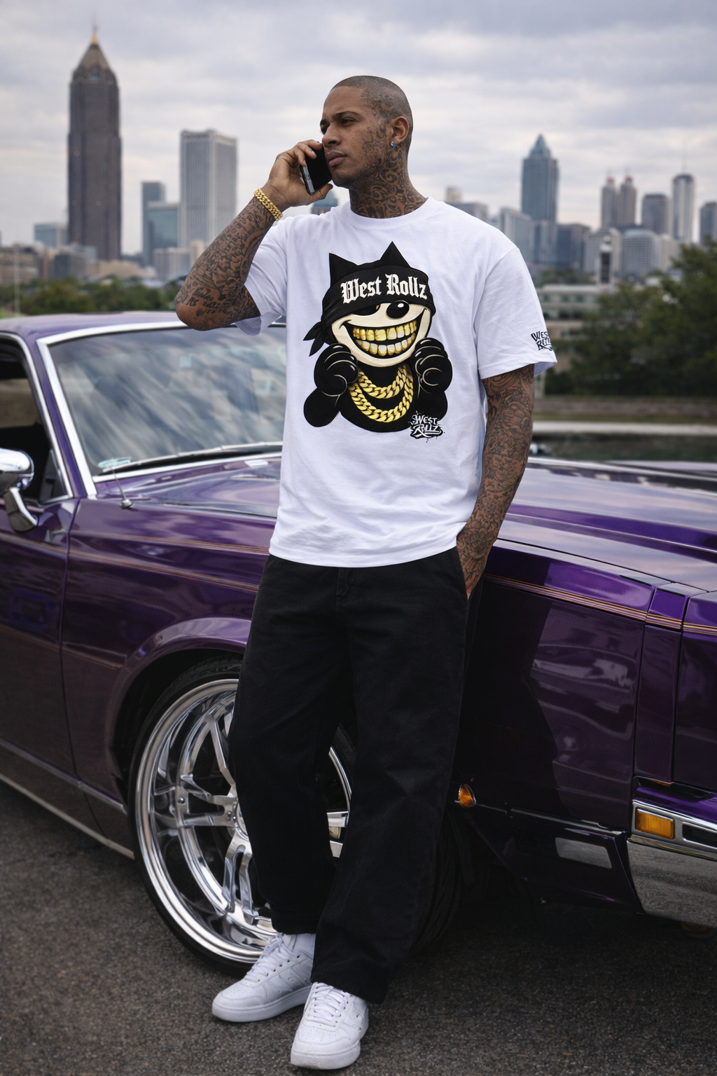 WEST ROLLZ X SORRY! MONEY ON THE LINE T-SHIRT