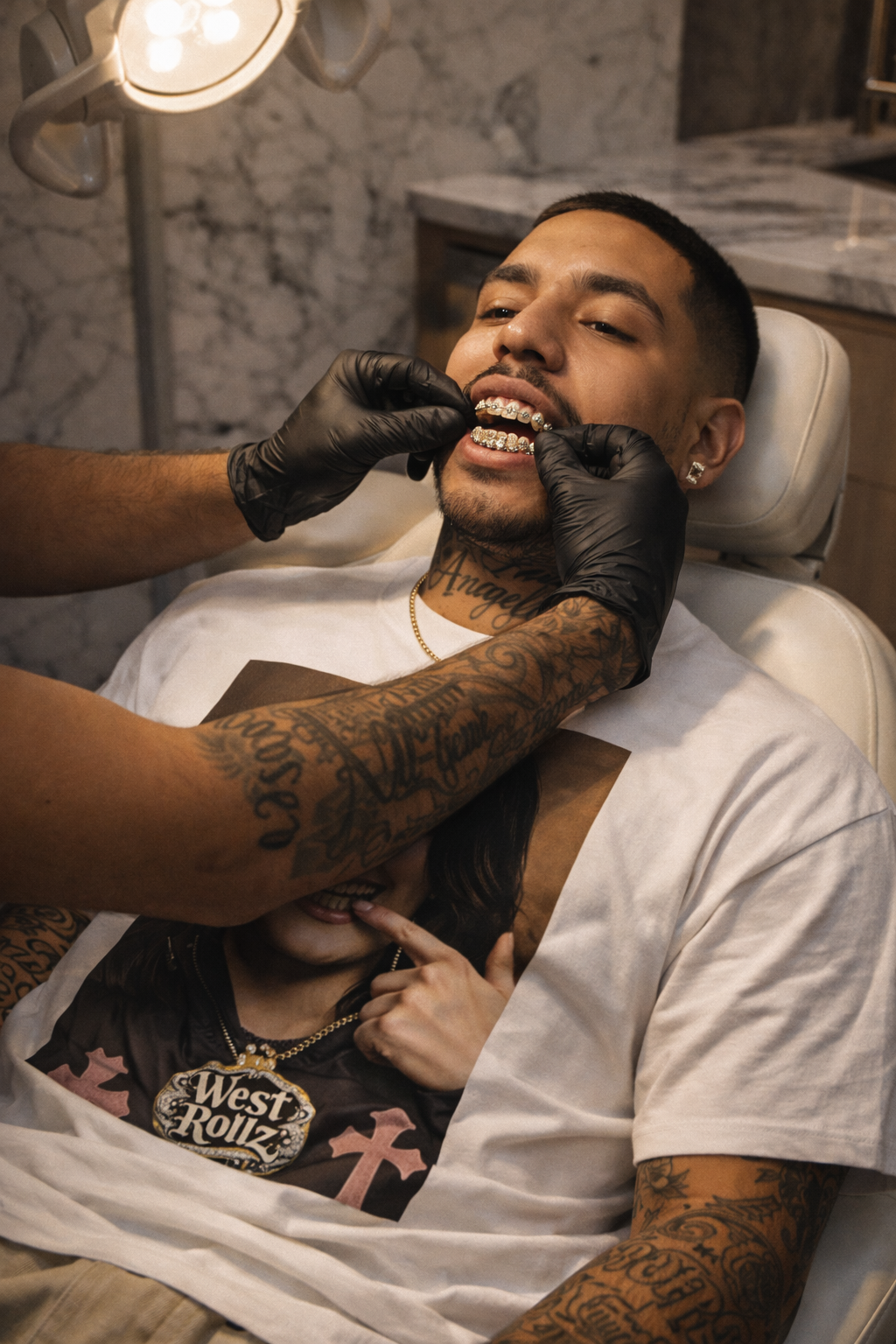 WEST ROLLZ X GRILLZ GANG T-SHIRT