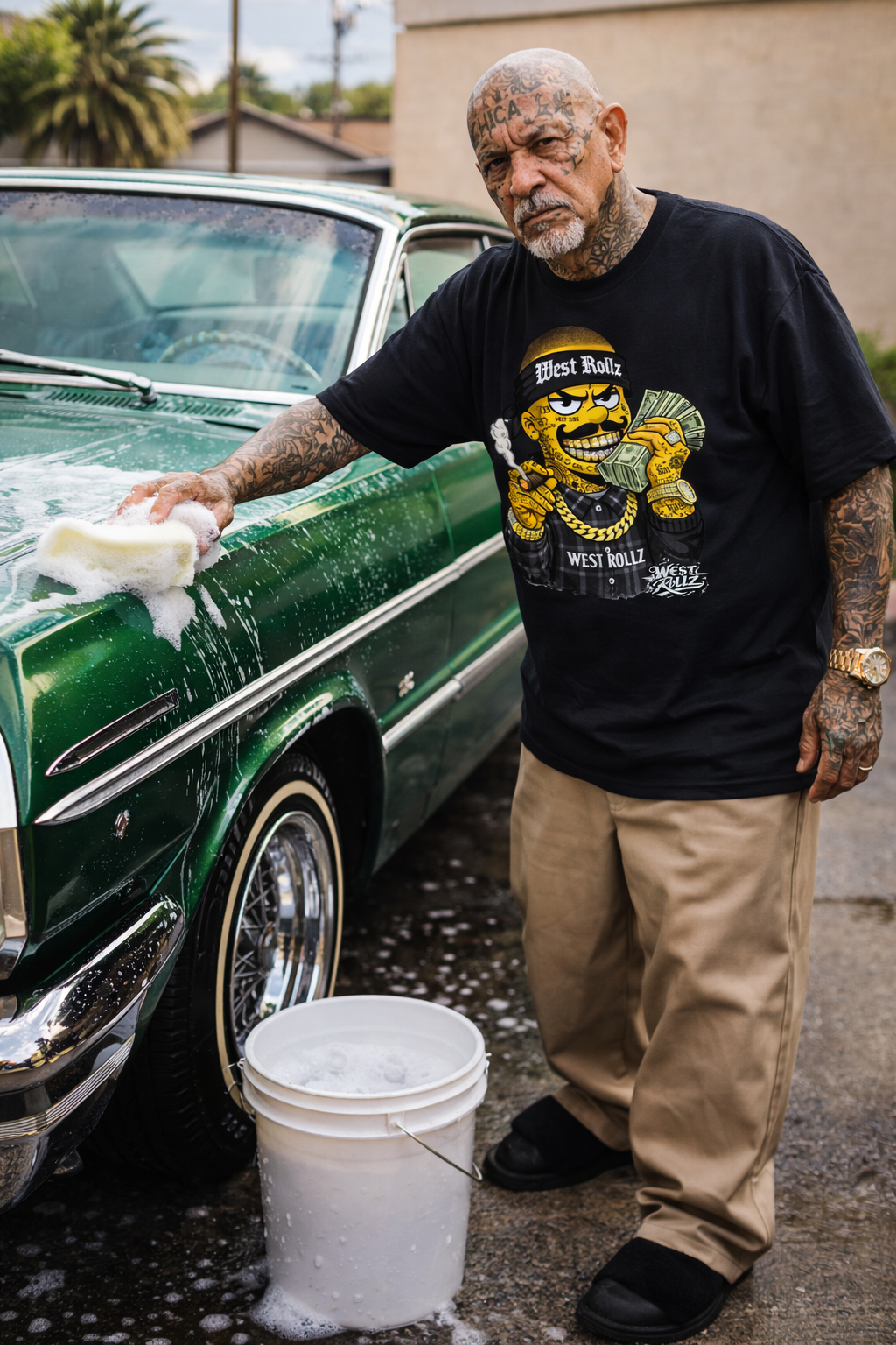 WEST ROLLZ X SORRY! MONEY ON THE LINE T-SHIRT