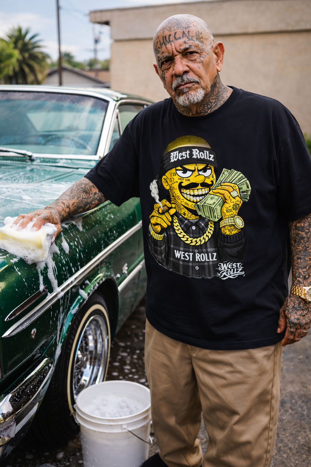 WEST ROLLZ X SORRY! MONEY ON THE LINE T-SHIRT