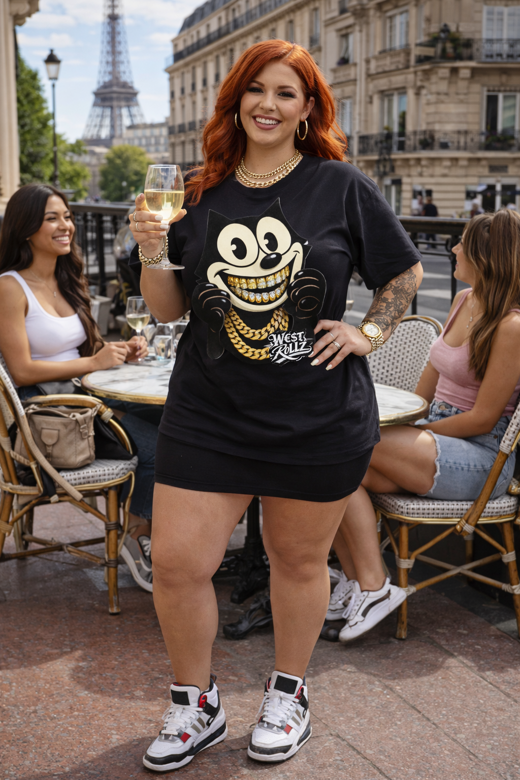 WEST ROLLZ X SORRY! MONEY ON THE LINE T-SHIRT
