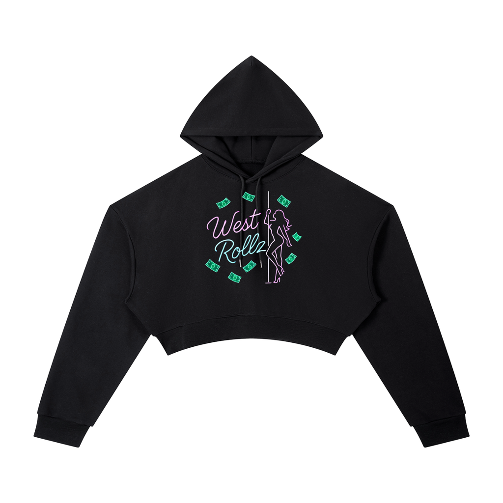 WEST ROLLZ X P-VALLEYS WOMEN CROP HOODIE