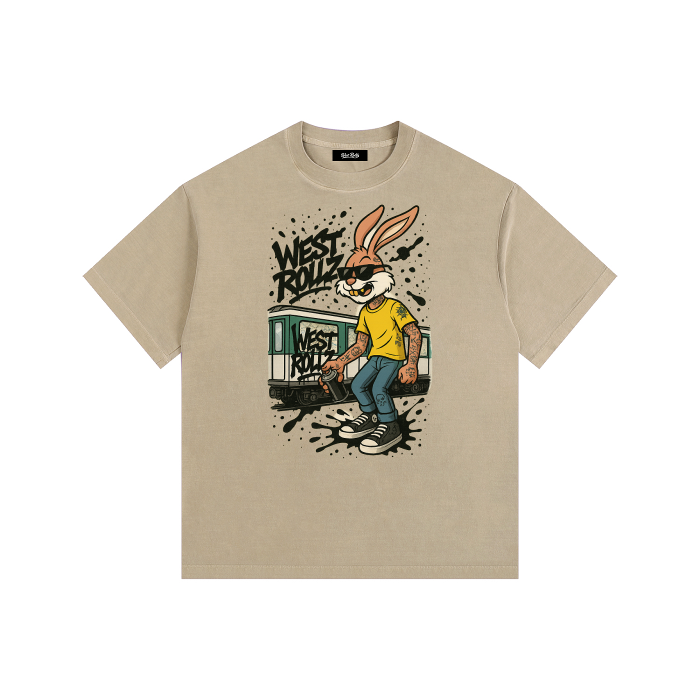 WEST ROLLZ X BUNNY GRAFF T-SHIRT