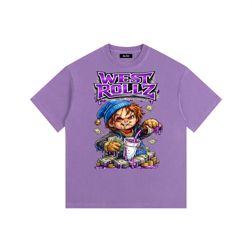 WEST ROLLZ X JAMAIS SANS MON SYRUP & MA DOUBLE CUP T-SHIRT