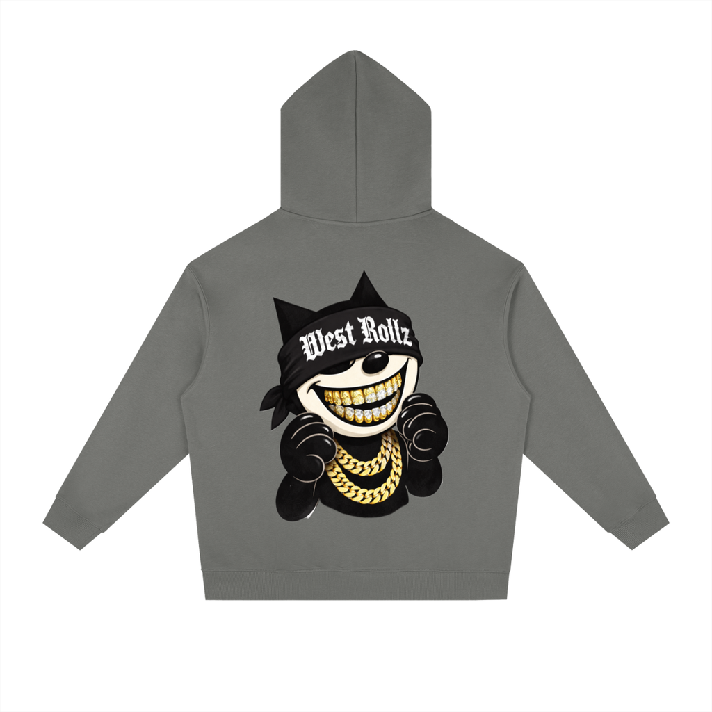 WEST ROLLZ X FÉLIX WEST X Essential Heavyweight Drop-Shoulder Hoodie