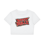 WEST ROLLZ X WEST IN THA HOOD T-SHIRT CROP WOMEN