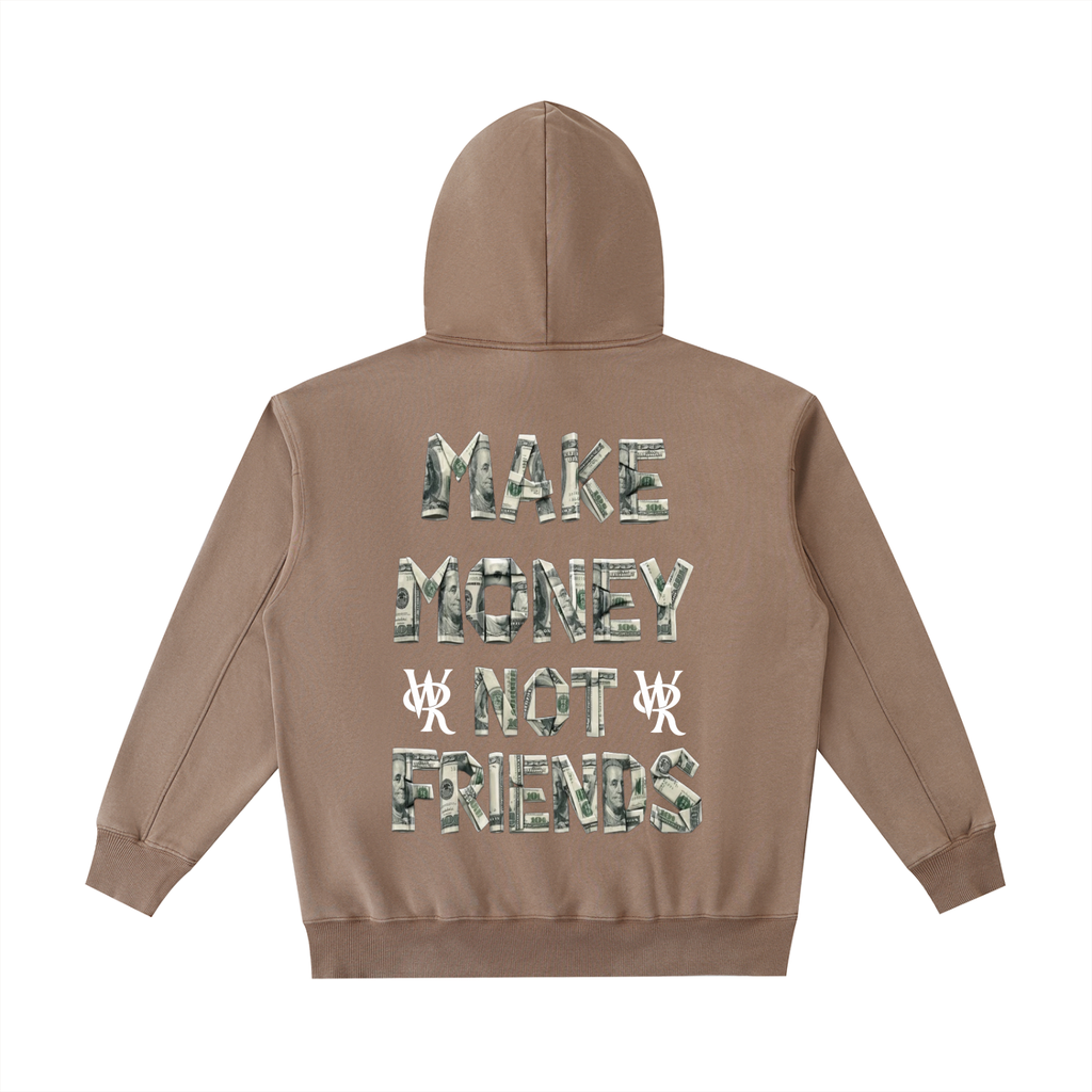 WEST ROLLZ X MONEY MAKER X Vintage Washed Heavyweight Hoodie