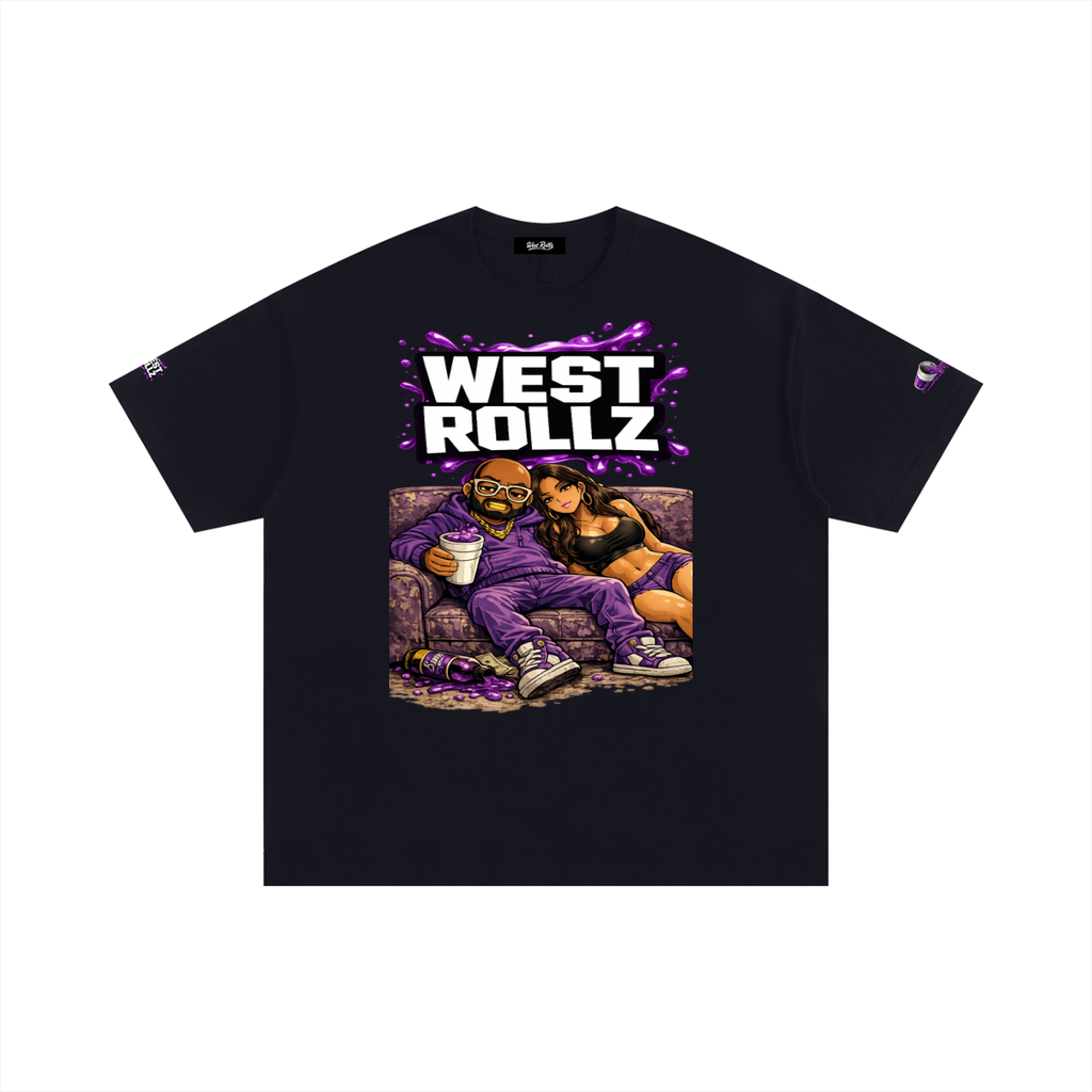 WEST ROLLZ X JAMAIS SANS MON SYRUP & MA DOUBLE CUP T-SHIRT