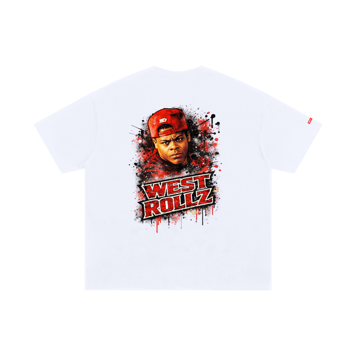 WEST ROLLZ X WEST IN THA HOOD T-SHIRT