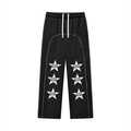 WEST ROLLZ X Contrast-Stitched Fleece Sweatpants