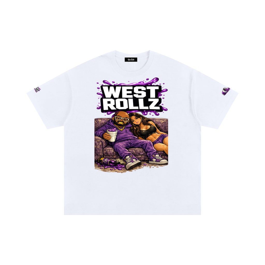 WEST ROLLZ X JAMAIS SANS MON SYRUP & MA DOUBLE CUP T-SHIRT