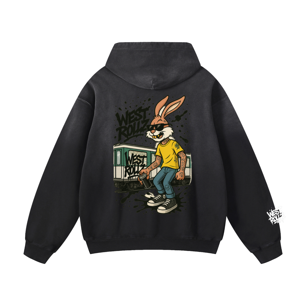 WEST ROLLZ X BUNNY GRAFF HOODIE