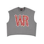 WEST ROLLZ X French Terry Boxy Tank Top T-SHIRT