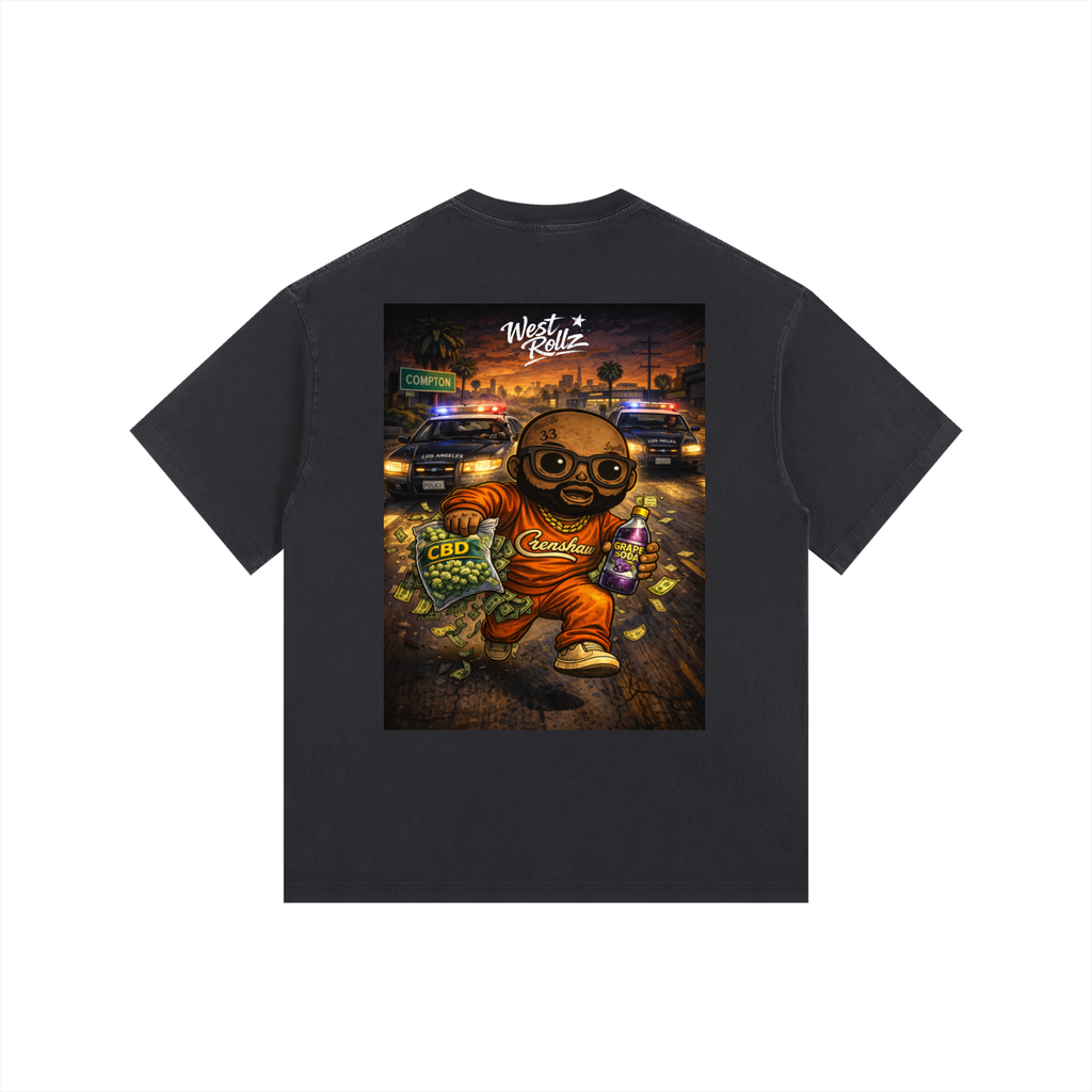 WEST ROLLZ X JAMAIS SANS MON SYRUP & MA DOUBLE CUP T-SHIRT