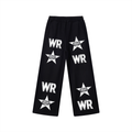 WEST ROLLZ X Contrast Tape Straight-Leg Sweatpants PANTS