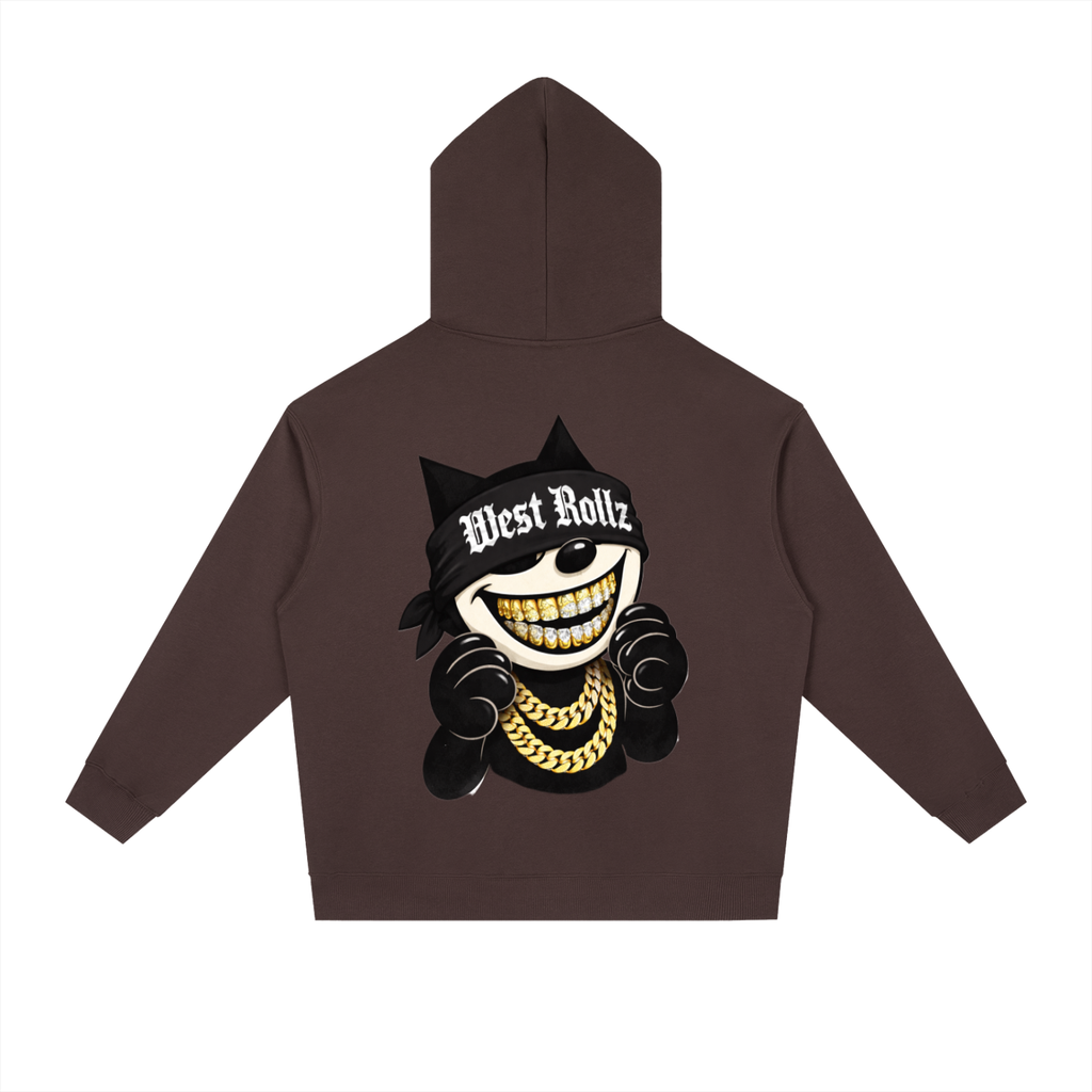 WEST ROLLZ X FÉLIX WEST X Essential Heavyweight Drop-Shoulder Hoodie