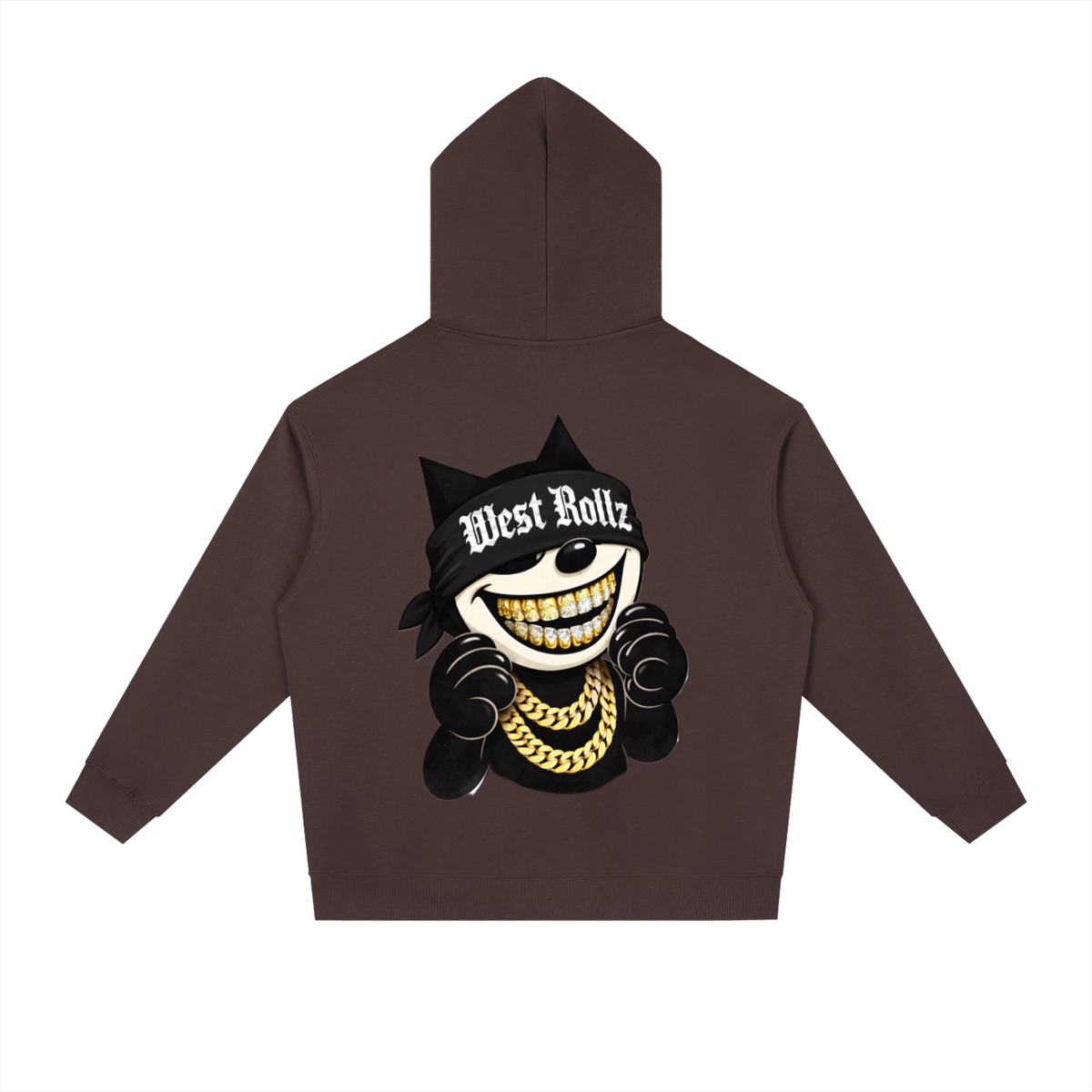 WEST ROLLZ X FÉLIX WEST X Essential Heavyweight Drop-Shoulder Hoodie