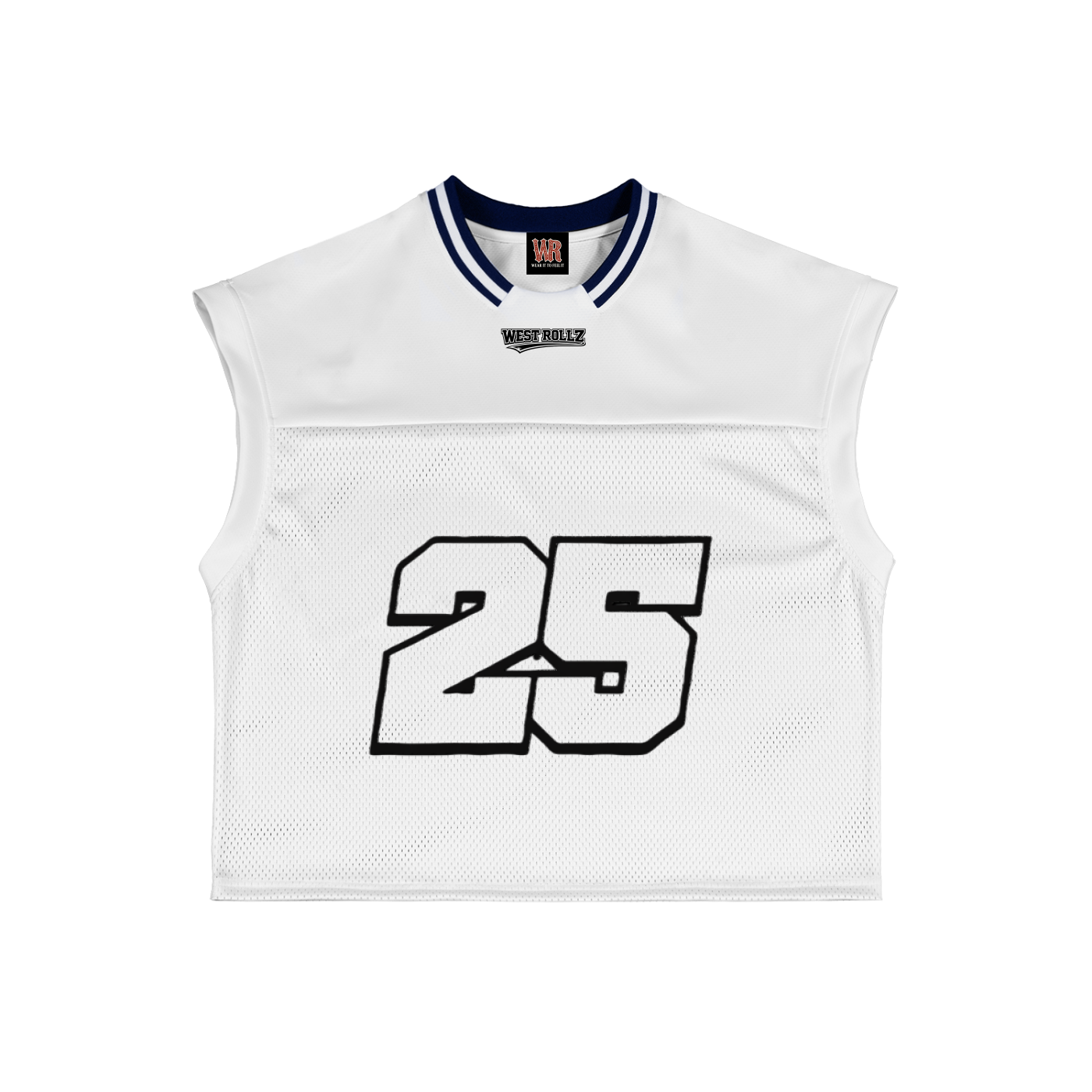 WEST ROLLZ X THE WARRIORS / Loose Sleeveless Mesh T-SHIRT