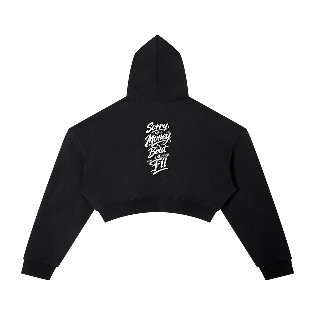 WEST ROLLZ X Essential Cropped WOMEN Hoodie
