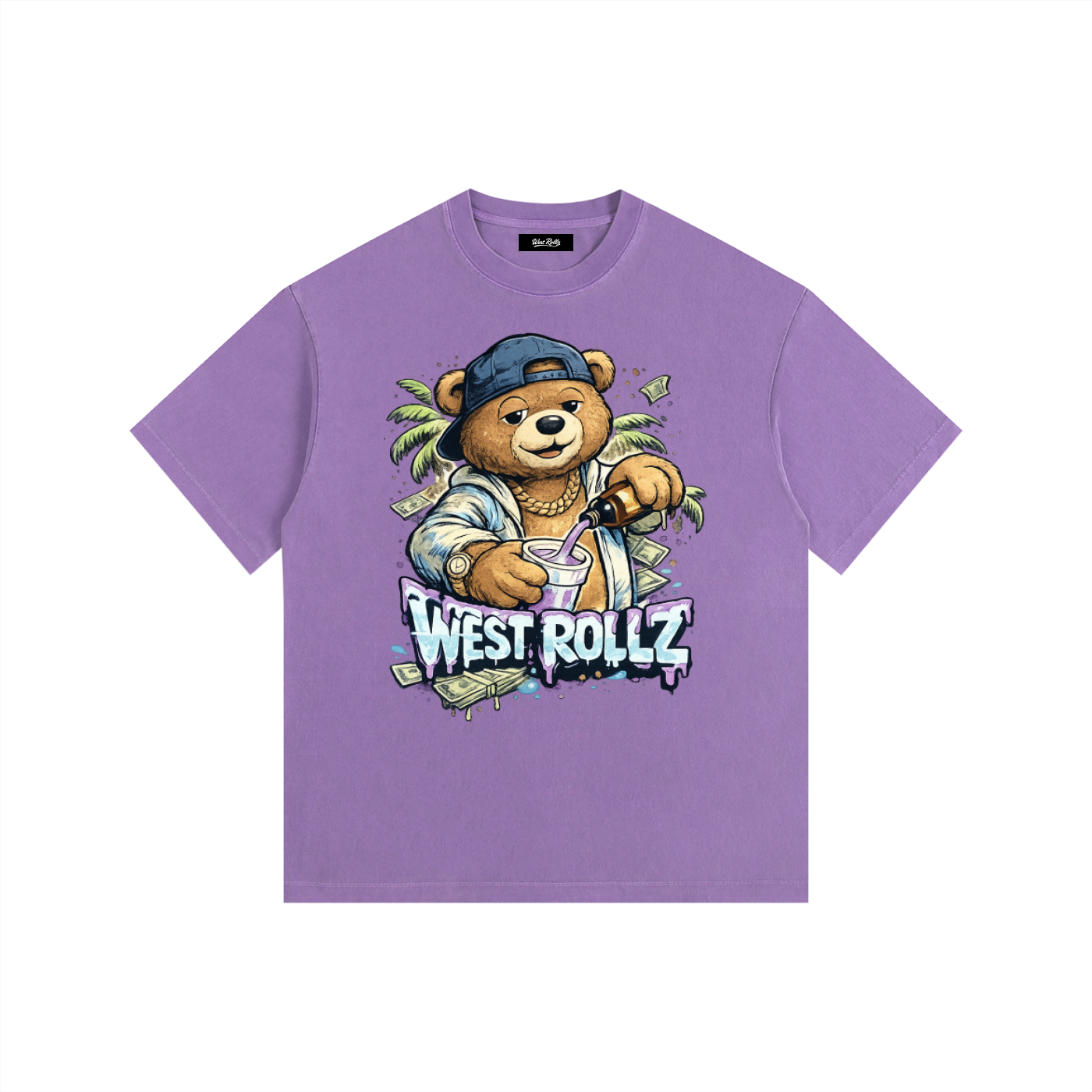 WEST ROLLZ X JAMAIS SANS MON SYRUP & MA DOUBLE CUP T-SHIRT