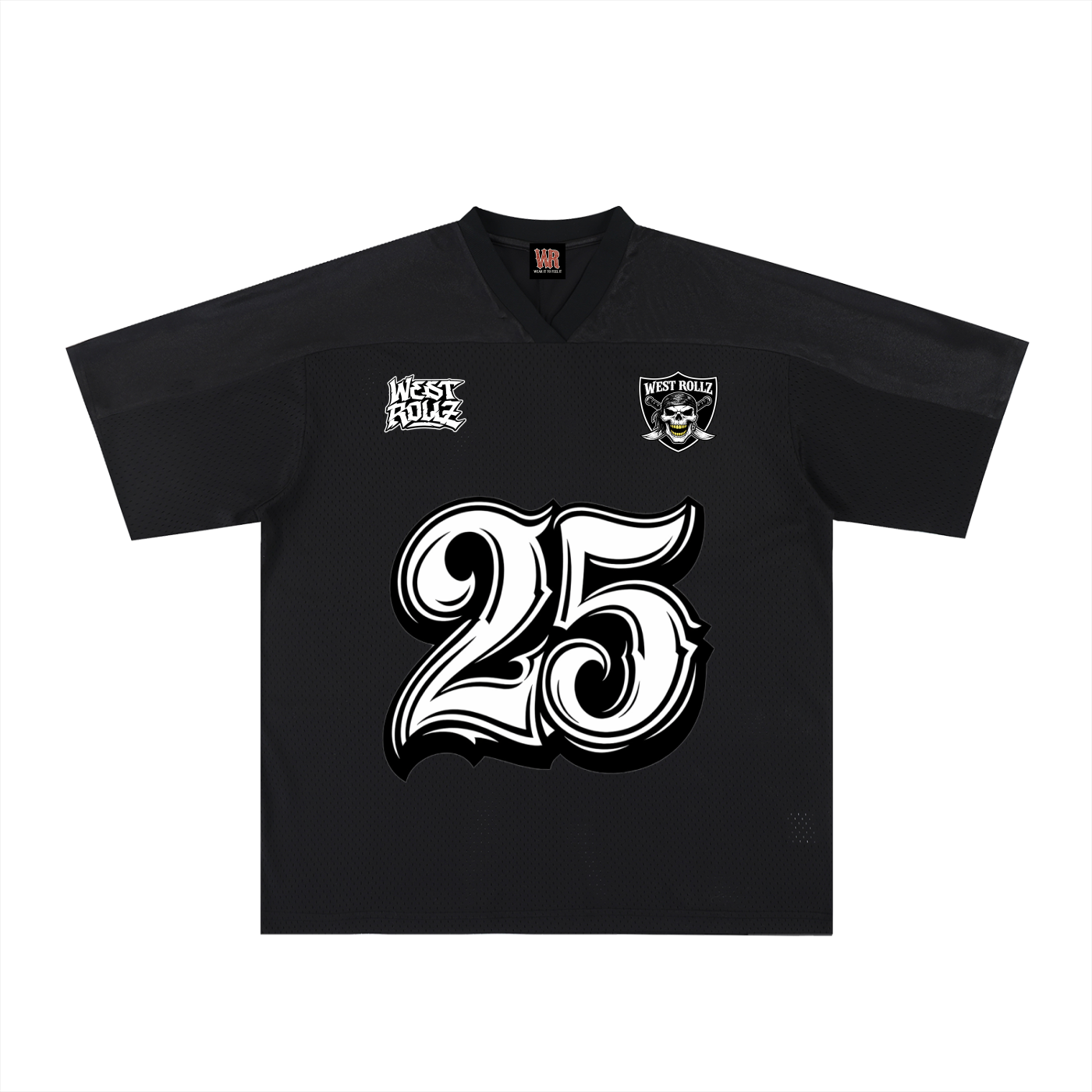 WEST ROLLZ X PIRATES WEST JERSEY FOOTBALL JERSEY T-SHIRT