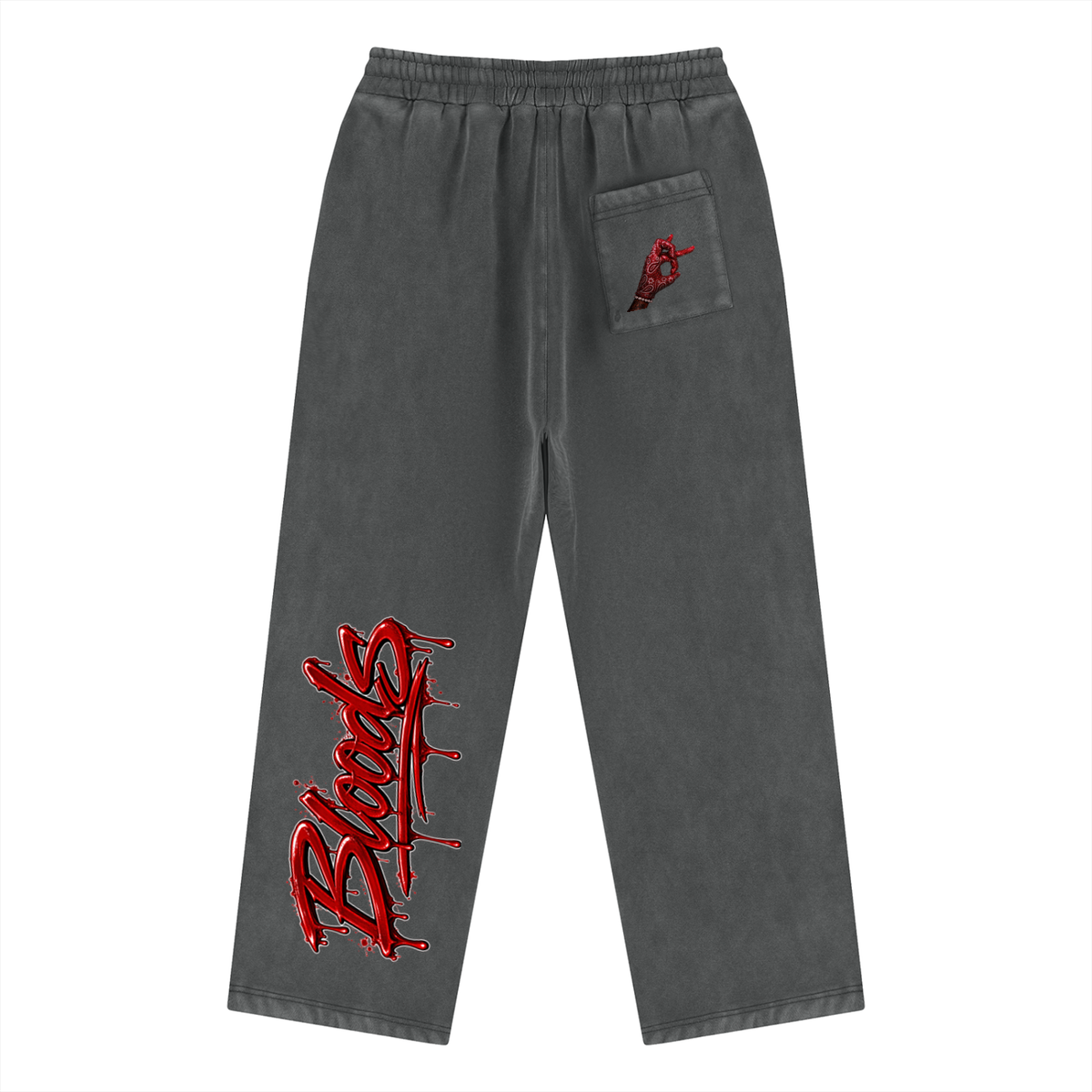 WEST ROLLZ x BLOODS PART.2 x O’JEEZZ MERCH PANTS
