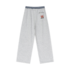 WEST ROLLZ X Plaid Contrast Waist PANTS